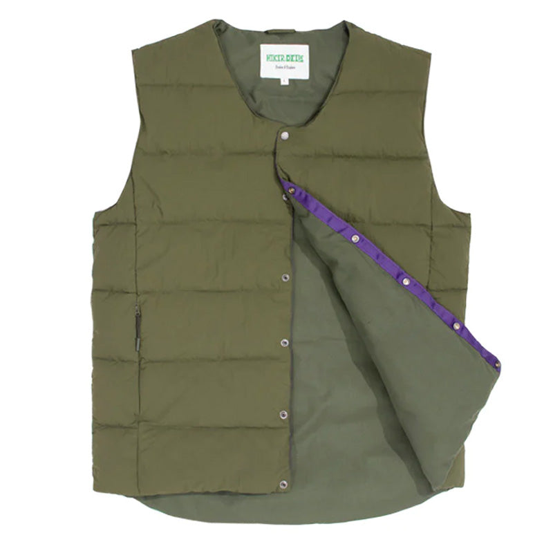 Hikerdelic Quilted Vest - Khaki | Yards Store