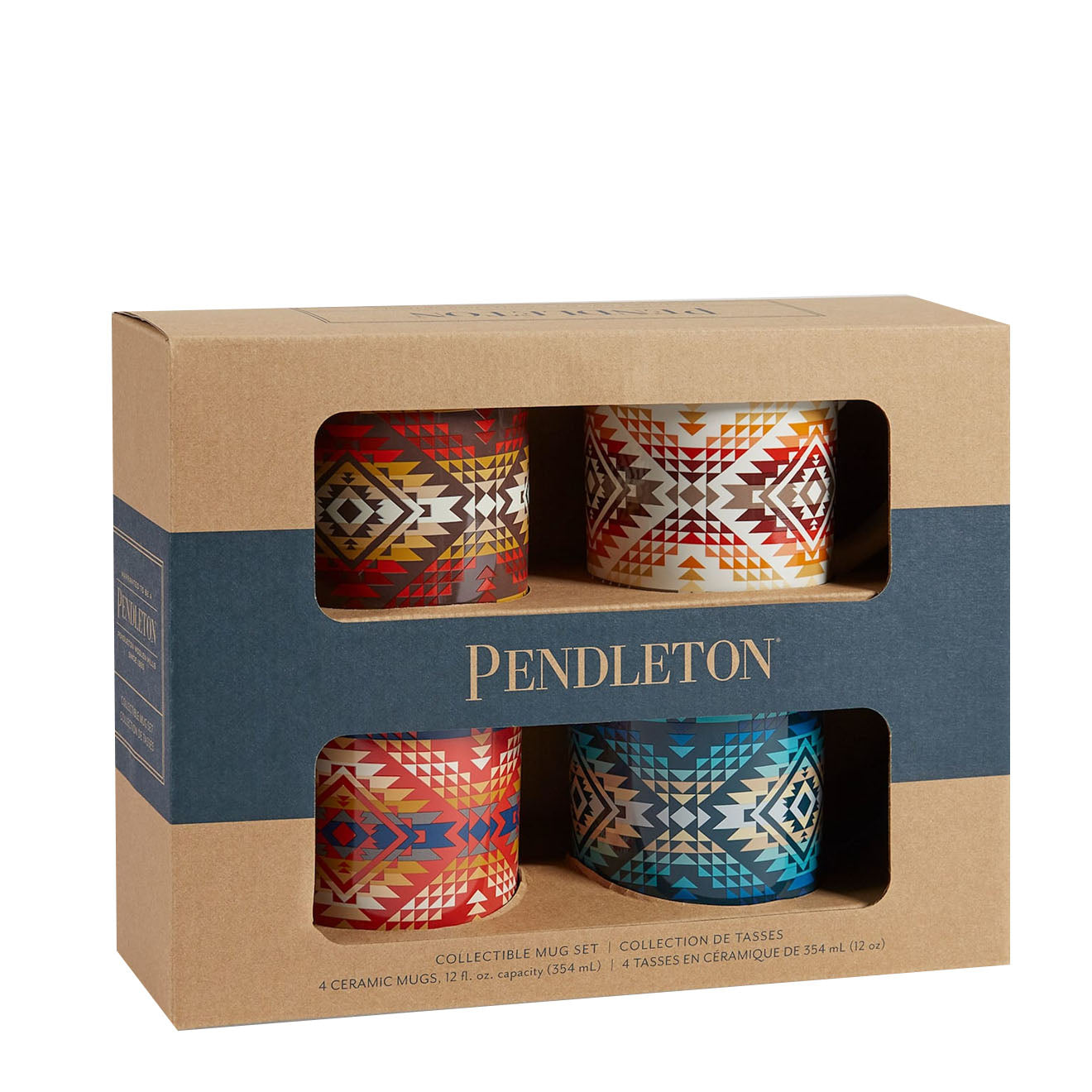 Pendleton 12oz Ceramic Mug Set Of 4 Smith Rock | Yards Store