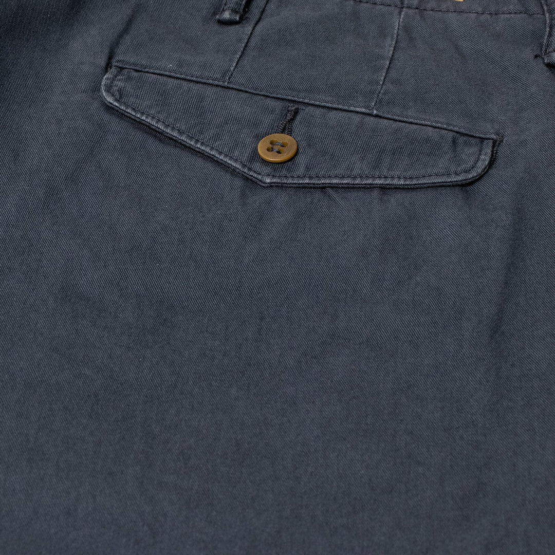 RRL by Ralph Lauren Officers Flat Front Chino Navy | Yards Store
