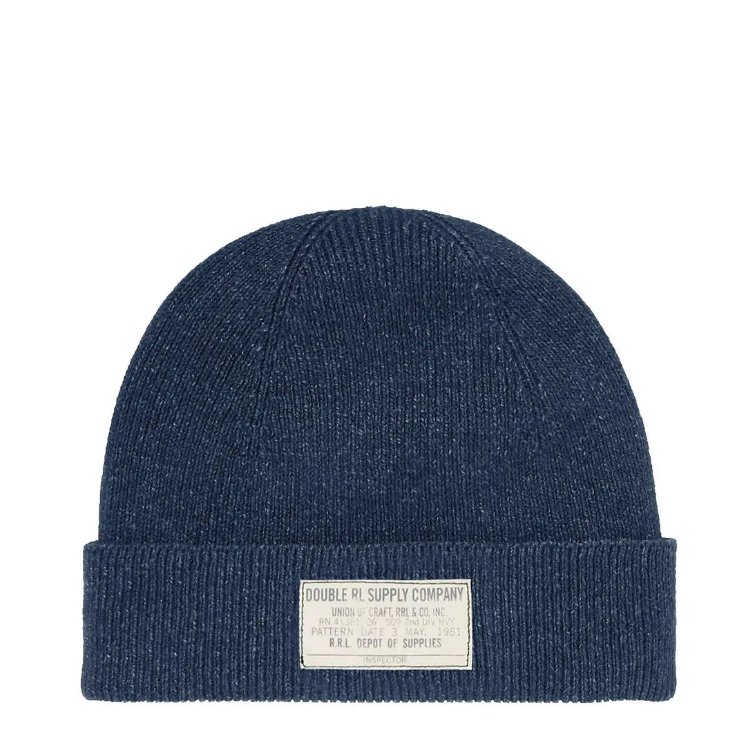 RRL by Ralph Lauren Cotton Watch Cap Midnight Blue - Menswear 