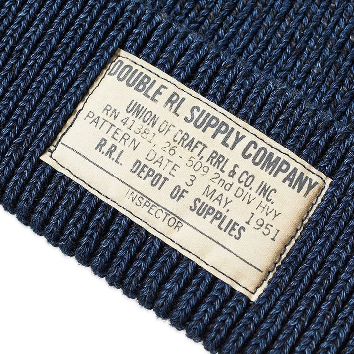 Rrl Indigo Watch Cap RRL Cotton Watch Cap Black Indigo