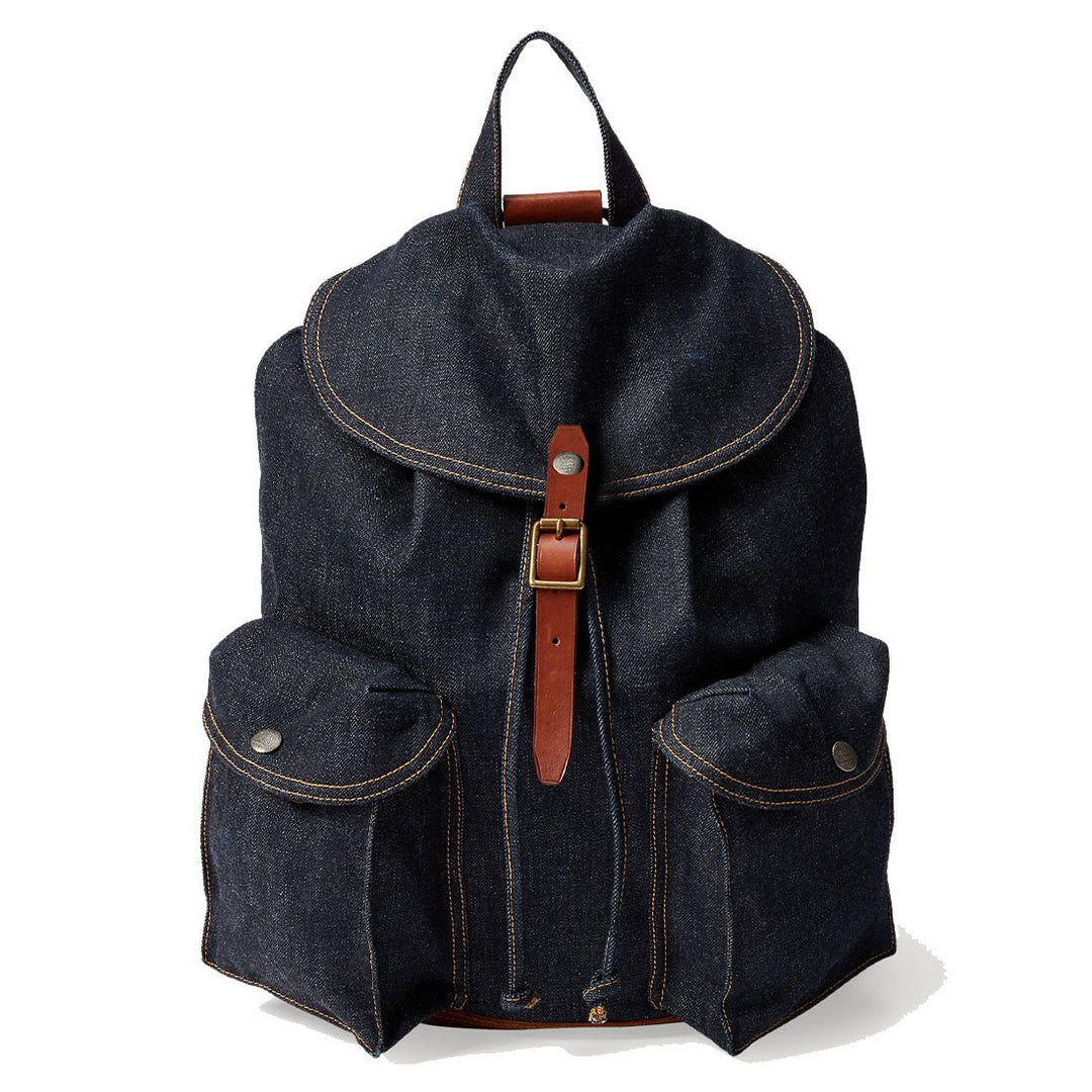 RRL by Ralph Lauren Denim Rucksack True Indigo | Yards Store