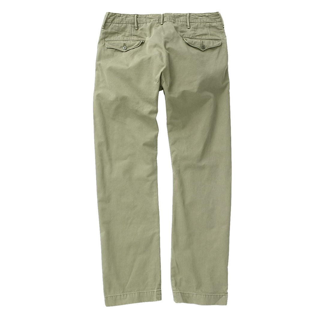 RRL by Ralph Lauren Officers Flat Pant Chino Olive | Yards Store