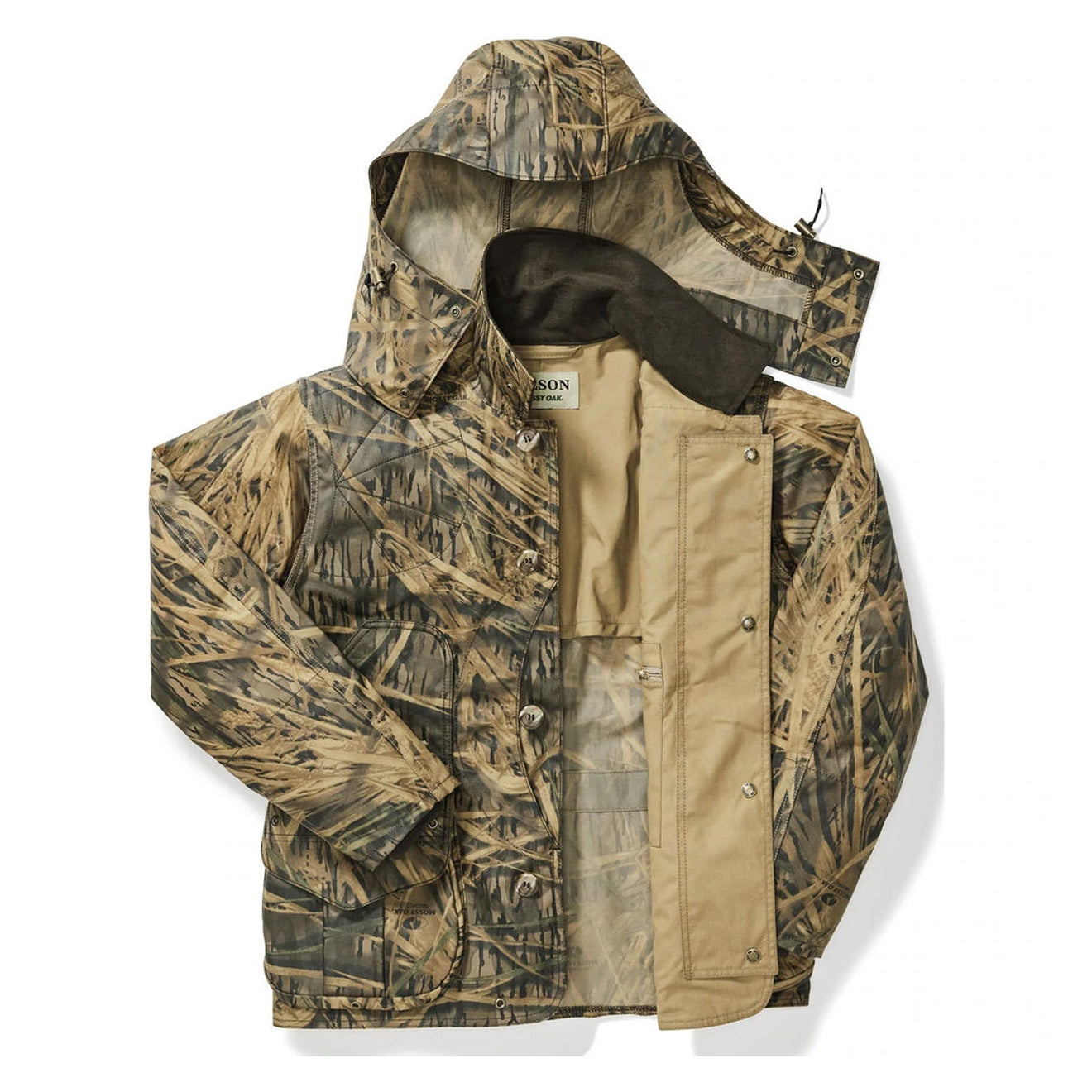 Filson Shelter Waterfowl Upland Coat Shadow Grass | Yards Store